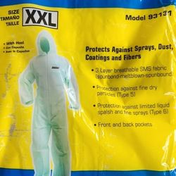 Painters Coveralls/Protective Gear.   (XXL)