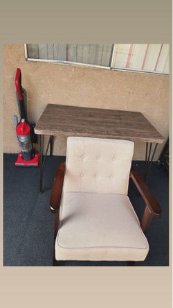 KITCHEN TABLE, ROOM CHAIR AND VACUUM CLEANER