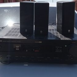Yamaha Stereo System With CD Chager And Big Sub Speaker