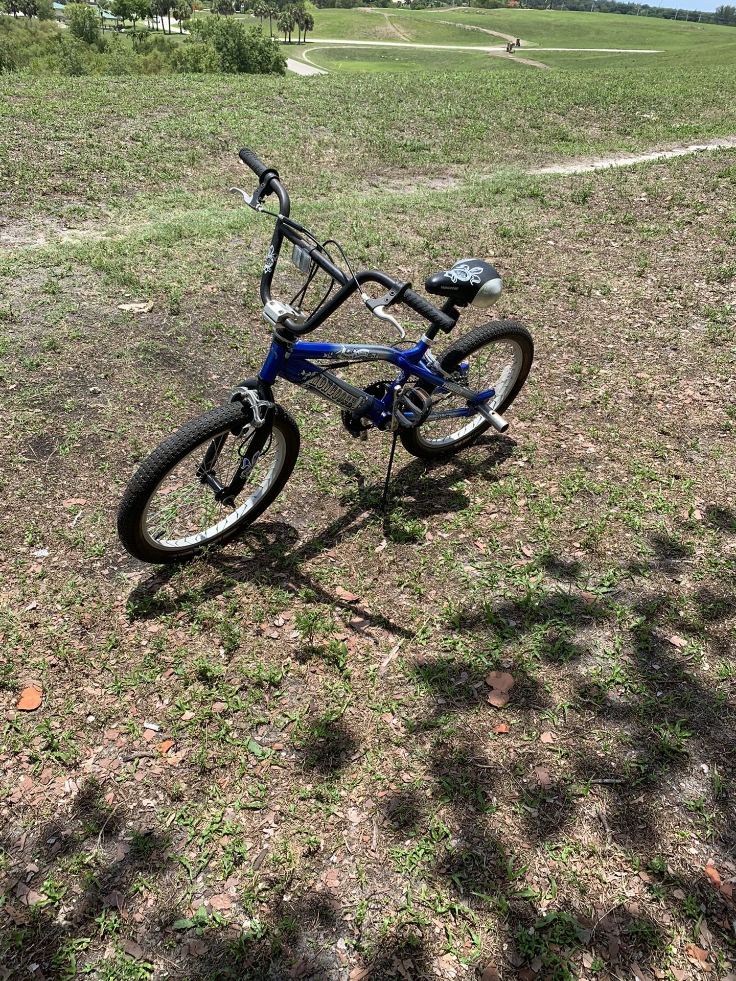 Mongoose Brawler Boys Freestyle , BMX Bike , 20 Inch . Blue