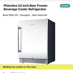 Beer Froster Beverage Cooler Refrigerator