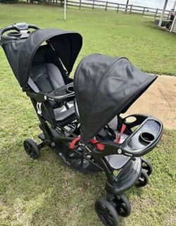 USED Sit And Stand Double Stroller