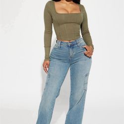 Fashion Nova Straight Leg Jeans 