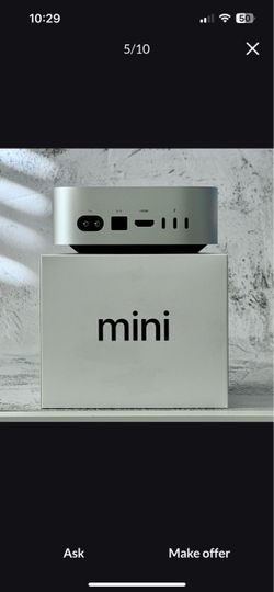 Apple Mac Mini M4 (10 core) 24GB Unified Memory 256GB storage - Flawless