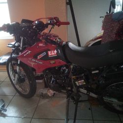 Honda St Bike Red Black 500 H