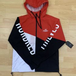 100 Thieves Tri-Color Zip Extra Small Windbreaker Jacket 