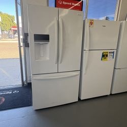 Frigidaire 36” 28 Cu. Ft. Standard Depth French Door Refrigerator in White, ENERGY STAR