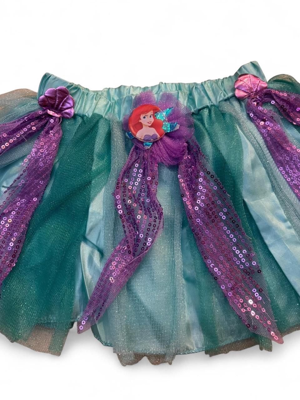 ✨DISNEY THE LITTLE MERMAID SKIRT SPARKLY SEQUINS FANCY 2T✨