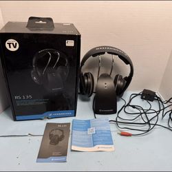 Sennheiser RS 135 Wireless Stereo RF Headphone System 