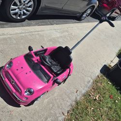 Kids Pushing Car