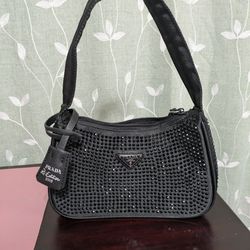 Black mini shoulder bag