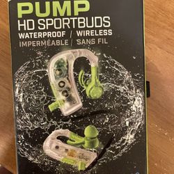 Name PUMP HD Sportbuds Earbud Headphones
