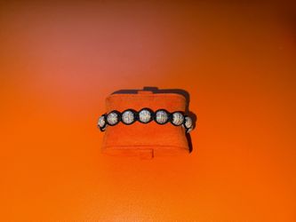 Custom Bead Diamond Bracelet (adjustable Size)