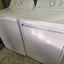 Hotpoint Washer And Electric Dryer Set Working Perfectly Fine Very Clean Super Capacity I Can Deliver To You 90 Days Warranty 