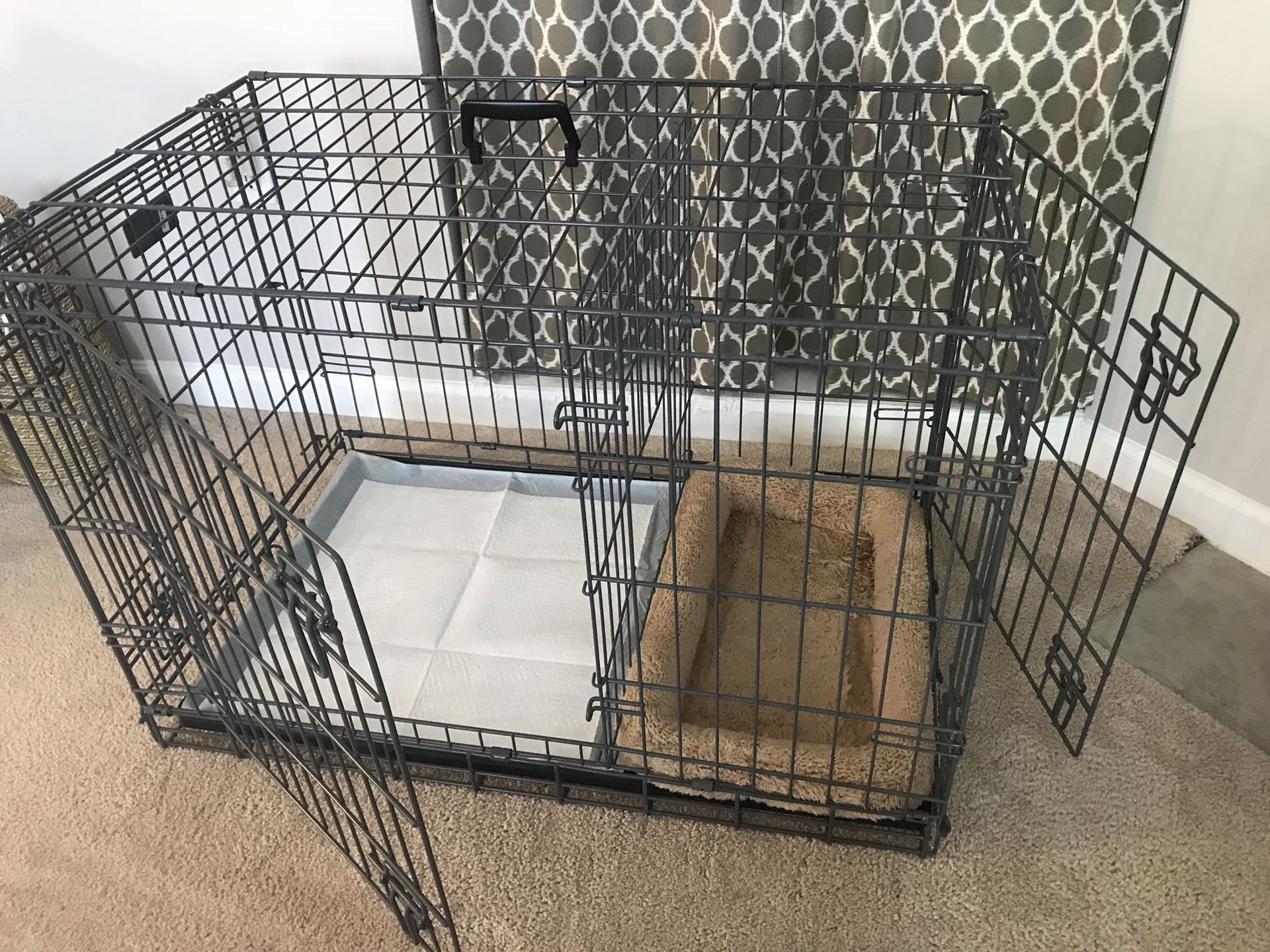 Potty training crate with divider 2025