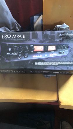 Pro MPA two channel tube microphone amplifier brand new still in box never used
