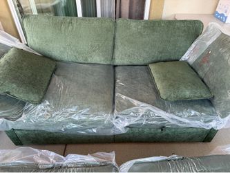 70” sofa couch and 2 ottoman’s