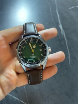 Seiko Prospex Alpinist Automatic 39.5mm Green Dial – Brown Leather Strap – 20 BAR