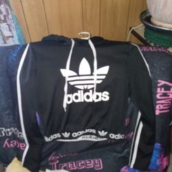 Black Girls Small Adidas Hoodie