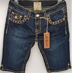 Jean Shorts Embellished