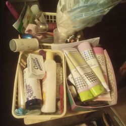 Assorted Lotions, Make Up Items An All