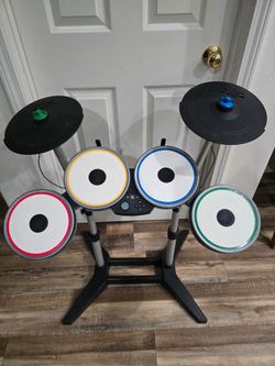 Xbox 360 Rock Band The Beatles Wireless Drum Set with Cymbals