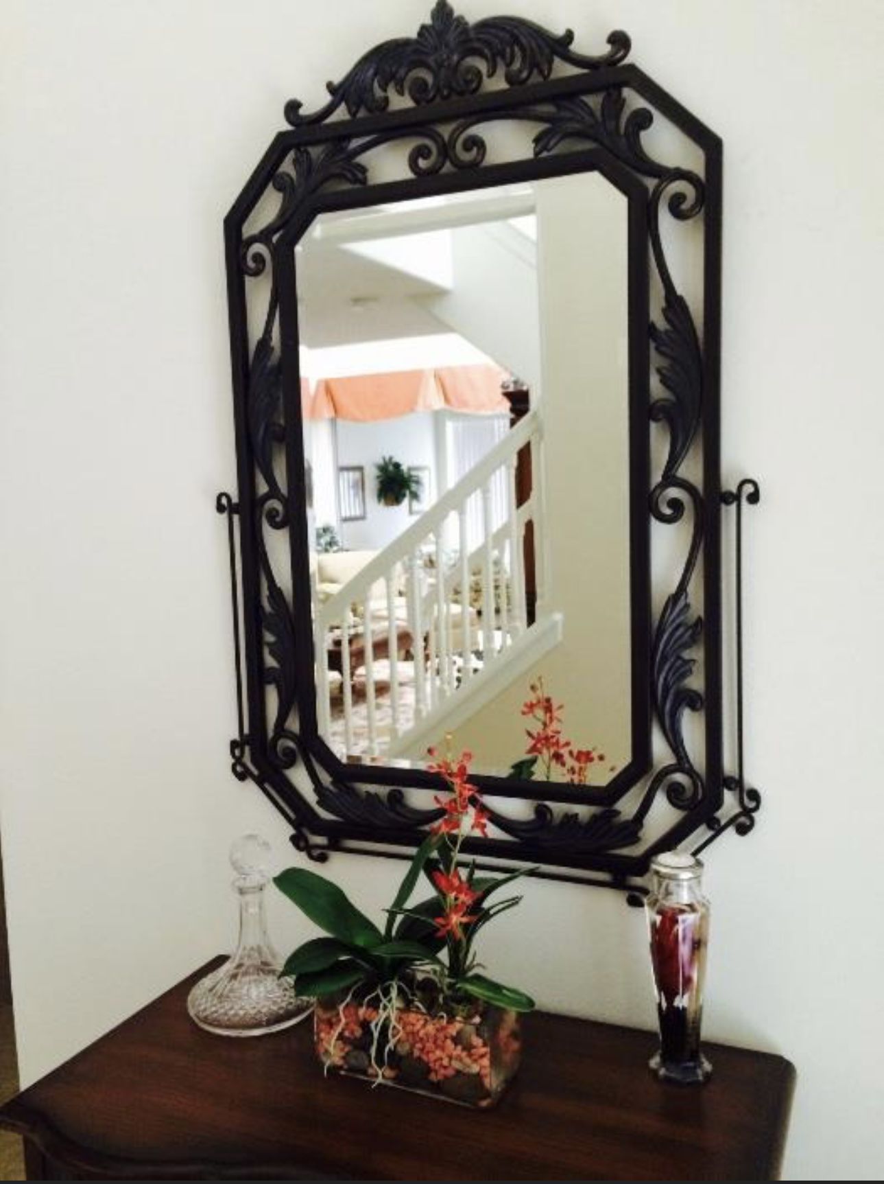 Wrought Iron Decorative Mirror