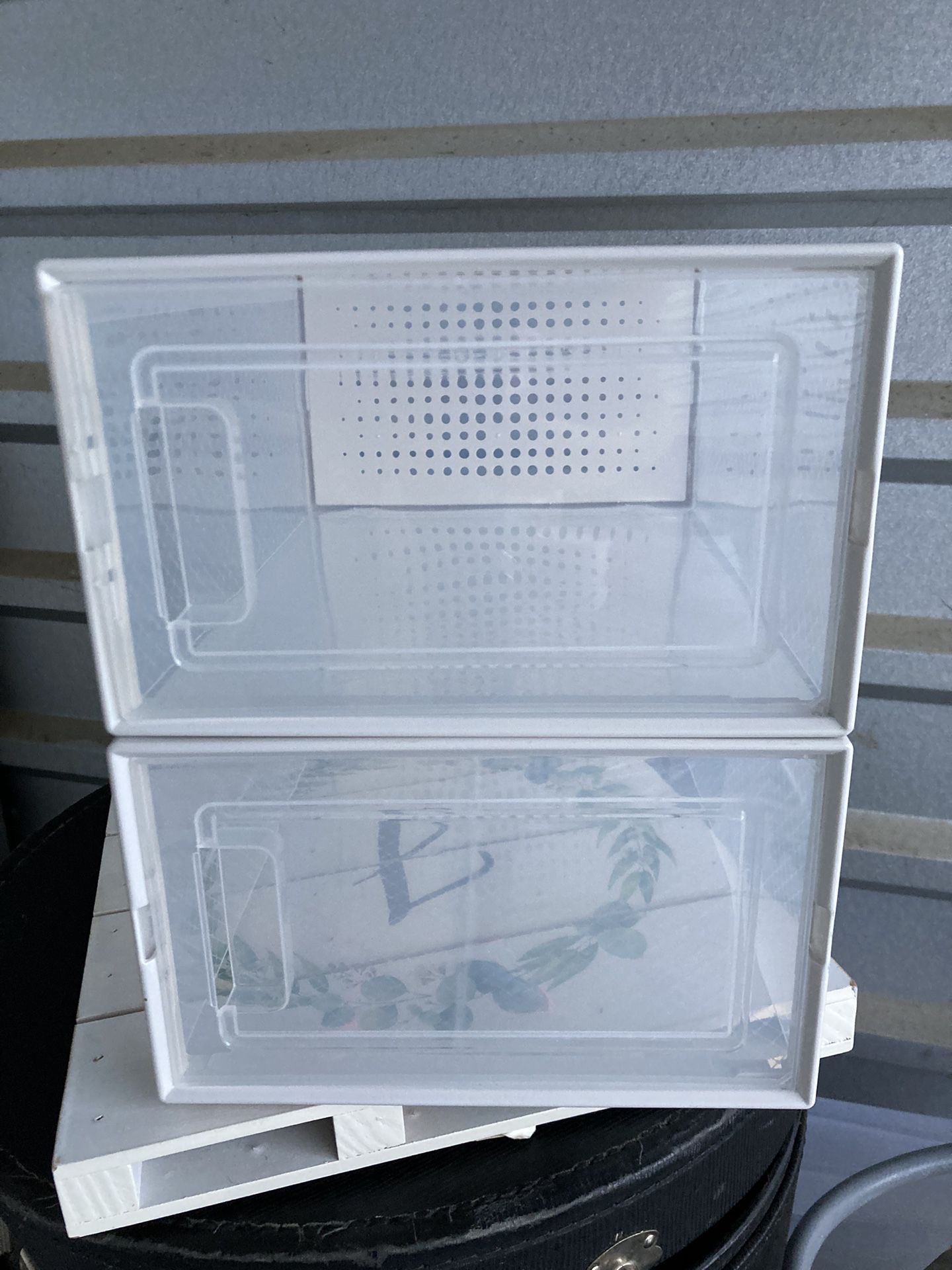 shoe foldable  containers 2 for $5 