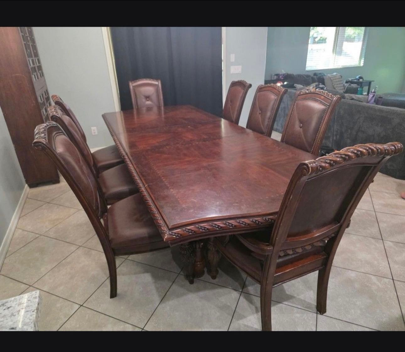 Dining Table Set with 8 chairs