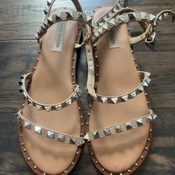 Steve Madden Gem Bling Studded Sandals Fits 7 1/2-8