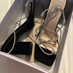 Size 7.5 Rhinestone Heels
