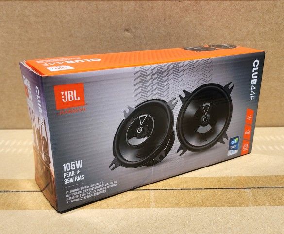 JBL CLUB 44F Car Speaker Set 4" 2-Way Coaxial Speaker System 105 Watts 🚨 Payment Options Available 🚨 No Credit Needed 🚨