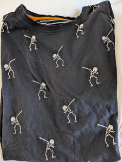 Denim & Flower Shirt Size 13-14 Boys