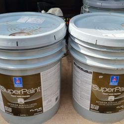 10 Gallons Exterior Light Brown Paint Superpaint 