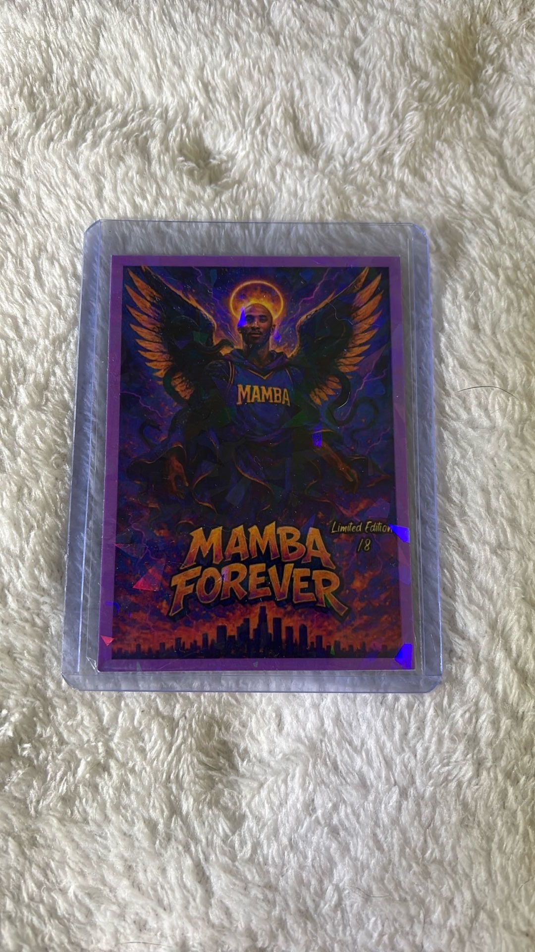 Limited Edition Custom Kobe Tribute Card Only 18 Made