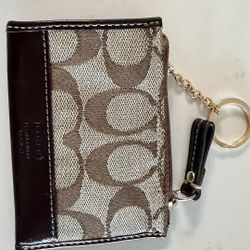Coach Signature C Mini ID / Coin wallet 