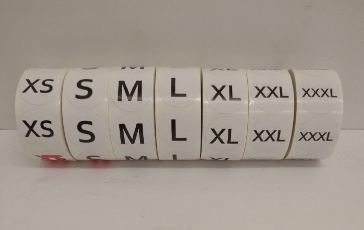 Size Labels for Apparel