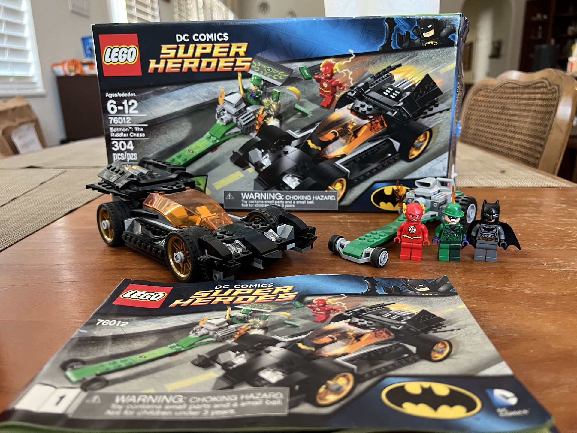  LEGO Superheroes 76012 Batman: The Riddler Chase : Toys & Games