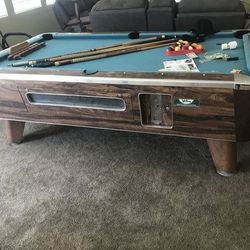 Pool Table Coin Operated 