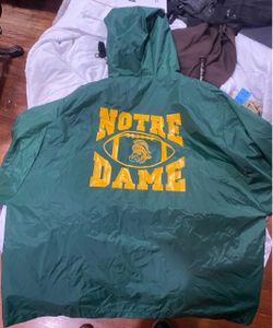 NOTRE DAME rain jacket official XXXL