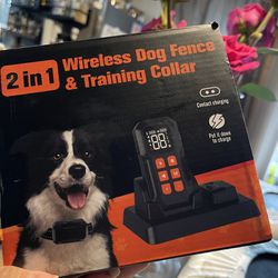 Wireless Dog Fence And Training Collar 