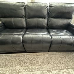Recliner Leather Sofa 