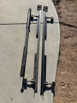 Bed frame rails