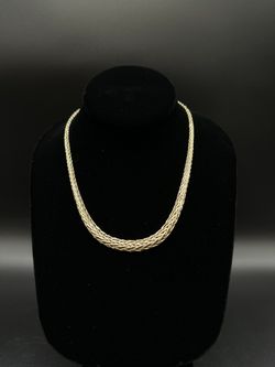 17" GOLD BRAID NECKLACE #34509