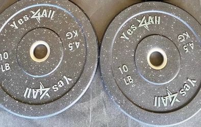 New pair of 10 pounds bumper weight