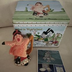 John Beswick Alice in Wonderland The Queen of Hearts Figurine by Paul Cardew NIB