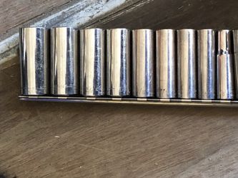 Craftsman 3/8 drive 12 point deep SAE sockets