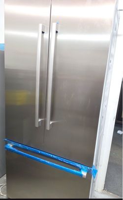 Stainless Steel French Door Refrigerator built in 36’ Bosch panel ready