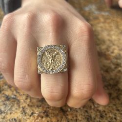 10k gold Centenario ring