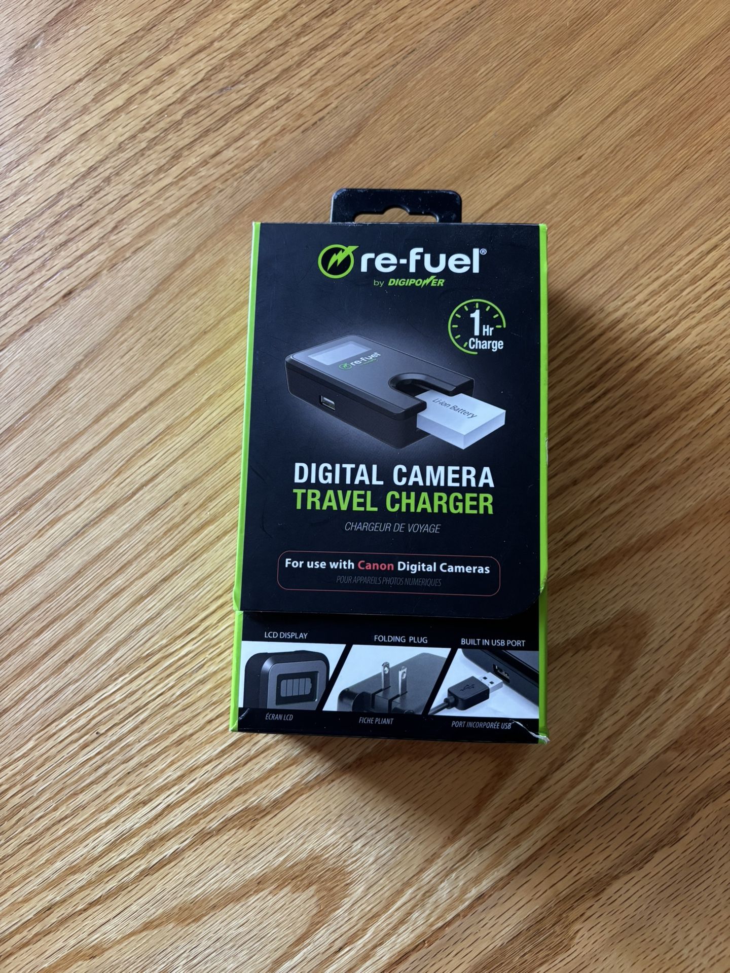 RE-FUEL DIGITAL CAMERA TRAVEL CHARGER